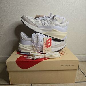 New Balance 990v6 MiUSA White Sea Salt U990GB6 Size 7M/8.5W Brand New
